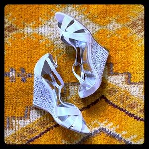 Kenneth Cole Reaction studded wedge sandals